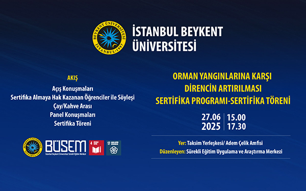 Orman Yangınlarına Karsı Direncin Artirilması Sertifika Programı Sertifika Toreni-04