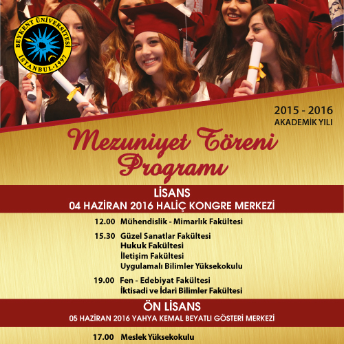 2015-2016 Eğitim-Öğretim Yılı Mezuniyet Töreni (Ön Lisans)