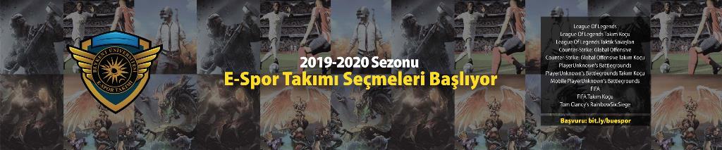 Espor Takım Seçmeleri Başlıyor