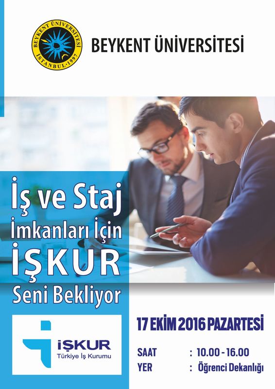 İş ve Staj İmkanları için İŞKUR Seni Bekliyor