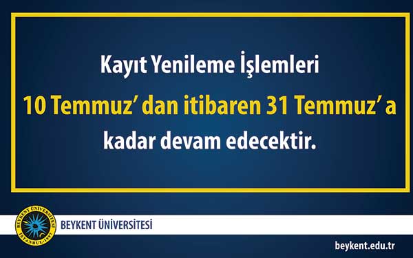 kayit yenilemeler 10 31 temmuz 2021 tarihleri arasinda gerceklestirilecek