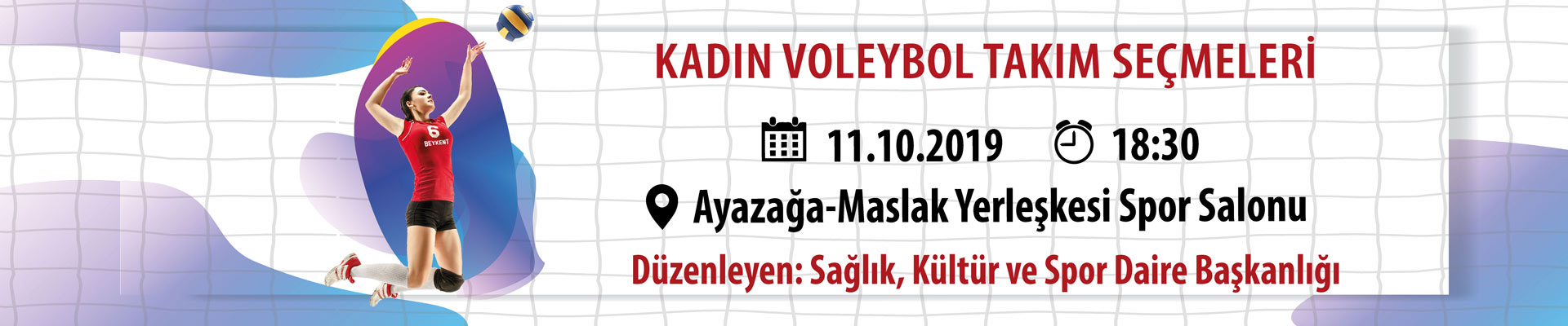 Kadın Voleybol Takım Seçmeleri Başlıyor