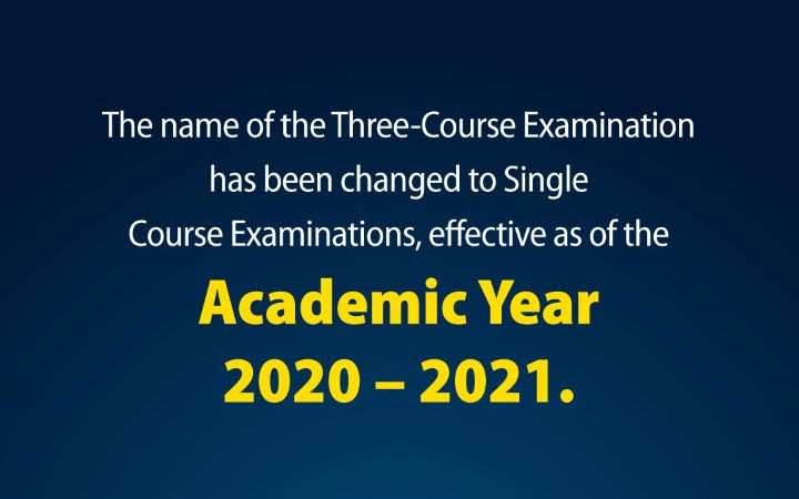 single-course-examination