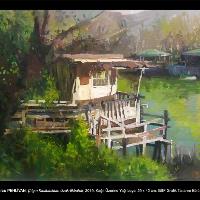 burcu-pehlivan-cilgin-kalabaliktan-uzak-ilkbahar-2019-kagit-uzerine-yagliboya-29-x-42-cm