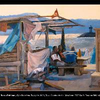 burcu-pehlivan-gun-ortasinda-balikcilar-2020-tuval-uzerine-akrilik-30x40-cm