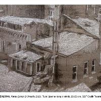 burcu-pehlivan-karda-catilar-2-ortakoy-2020-tuval-uzerine-karisik-teknik-25x35-cm