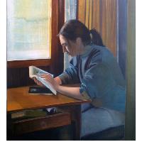 burcu-pehlivan-kitap-okuyan-kiz-2014-tuval-uzerine-yagliboya-125x100-cm