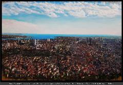 Emre Tandırlı 2 Panorama İstanbul 2018 Tual üzerine yağlıboya 120x180cm GSF Grafik Tasarım Bölümü