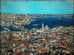 08 Emre Tandırlı, Yenicami, 2016, tuval üz. yaplıboya, 105x140 cm, Özel Koleksiyon, İstanbul