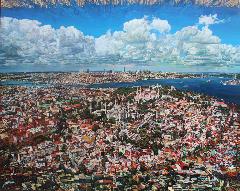 09 Emre Tandırlı, Kazancı, 2015, tuval üz. yaplıboya, 70x110 cm, Özel Koleksiyon, İstanbul