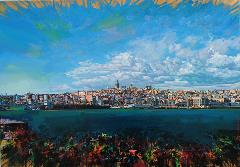 12 Emre Tandırlı, Galata 2, 2014, tuval üz. yağlıboya, 70X100 cm, Serap Ulusoy Koleksiyonu, İstanbul